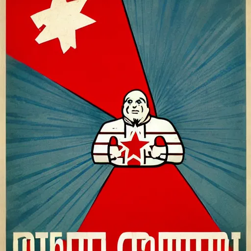 Prompt: potato as soviet union communist propaganda poster