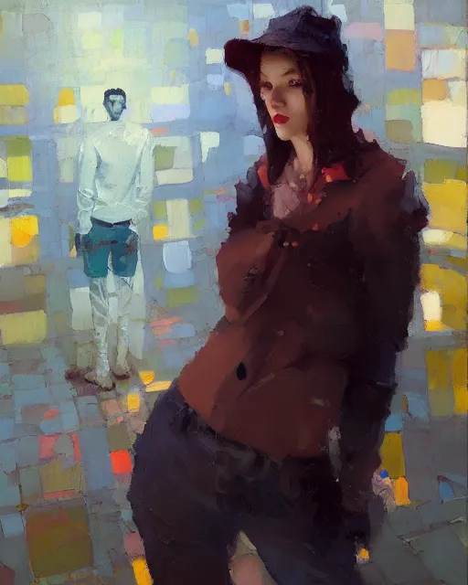 Prompt: bear everything gladly, ( impressionistic oil painting by malcom liepke ), alexi zaitsev, craig mullins, melinda matyas, tooth wu, wlop, denis sarazhin, bold brushstrokes, highly detailed, award winning, textured, masterpiece