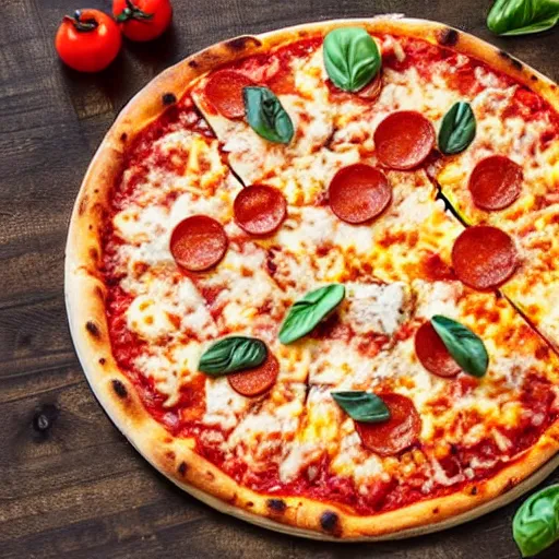 Image similar to pizza with loacker on top