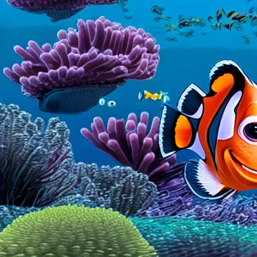 Prompt: finding nemo