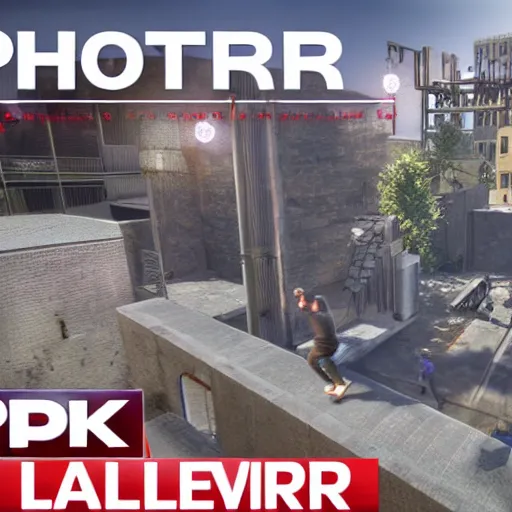 Image similar to Pro Parkour reveal trailer 4K HDR RTX PC gameplay