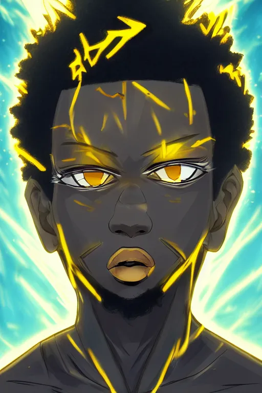 black anime characters male