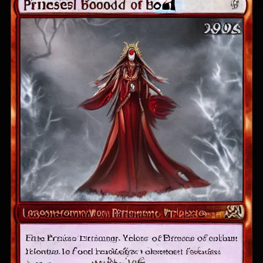 Image similar to priestess of the blood moon