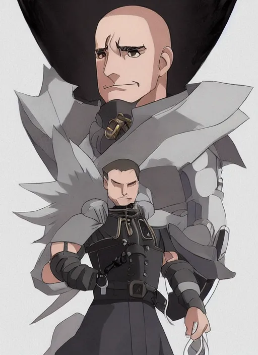 King Bradley from Fullmetal Alchemist Brotherhood with, Stable Diffusion