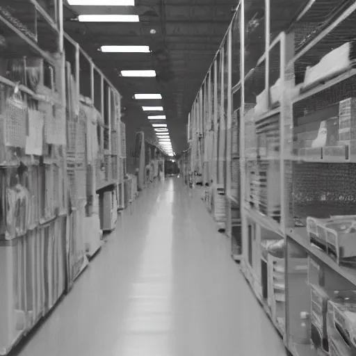 Prompt: ghosts inside an endless ikea, backrooms, liminal space, detailed, realistic, photograph, 3 5 mm, scp