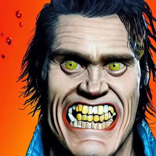 Prompt: Jim Carrey as Cletus Kasady