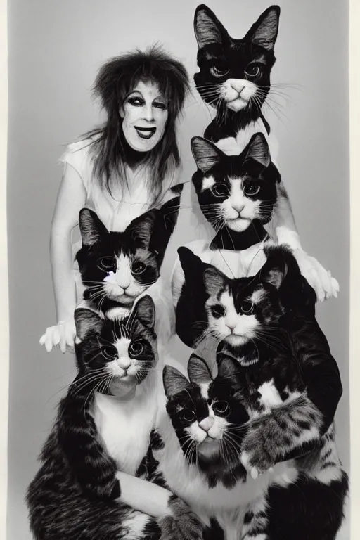 Prompt: 📷 mungojerrie and rumpleteazer, cats musical 1 9 8 1, portait