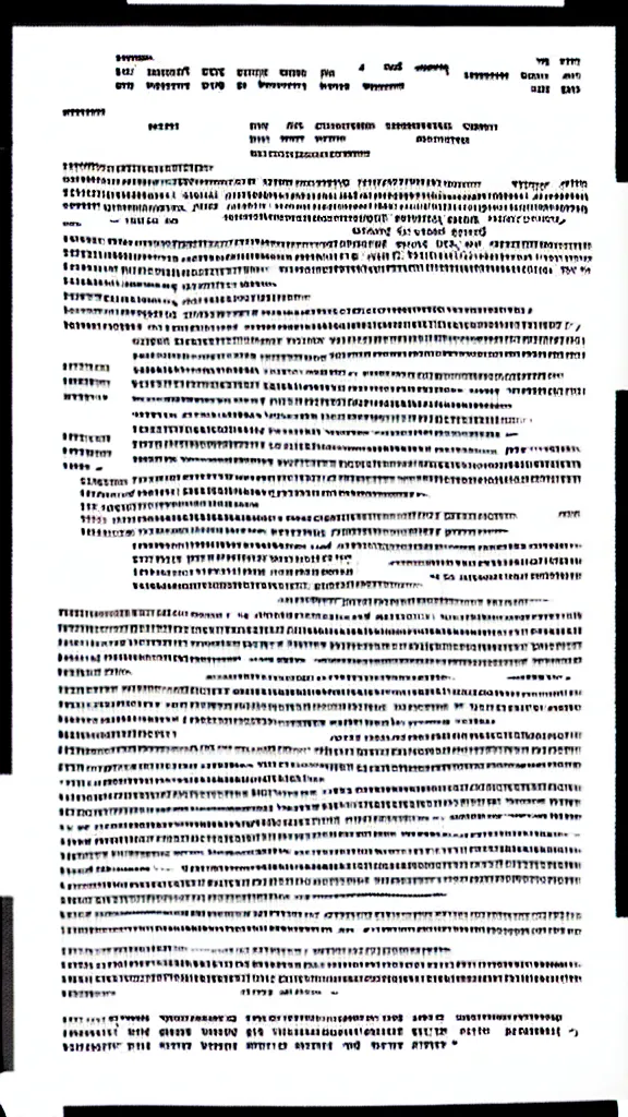 Prompt: a grainy and distorted xerox of a classified scientific government document detailing a mechanism that will be used to open a portal to a higher dimension. There are graphs and charts and diagrams illustrating the machine and redacted text. distortion bad copy print photorealistic photorealism realistic textures sharpened x-files fringe mystery sci-fi cinematic detailed texture hyperdetailed CIA agency NSA DOD government seal redacted continuous feed paper smooth, sharp focus, illustration, from Metal Gear, by Ruan Jia and Mandy Jurgens and Greg Rutkowski and Artgerm and William-Adolphe Bouguerea and artgerm