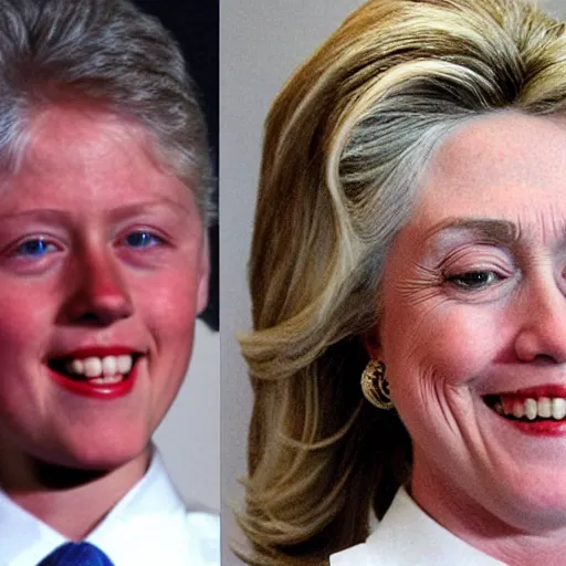 Image similar to female child of bill clinton and hillary clinton