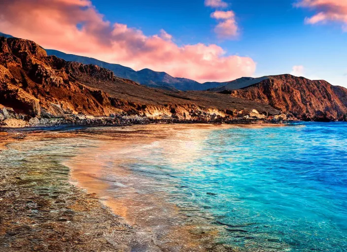 Image similar to A beautiful photograph of crete beach, 8k, hyper-detailed