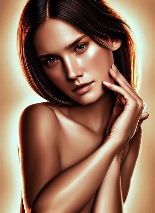 Prompt: photo of a gorgeous young woman in the style of stefan kostic, realistic, sharp focus, 8 k high definition, insanely detailed, intricate, elegant, art by david cronenberg and stanley lau and artgerm