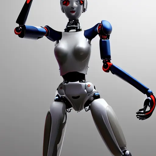 Image similar to female humanoid gynoid robot inspired by sports car elements