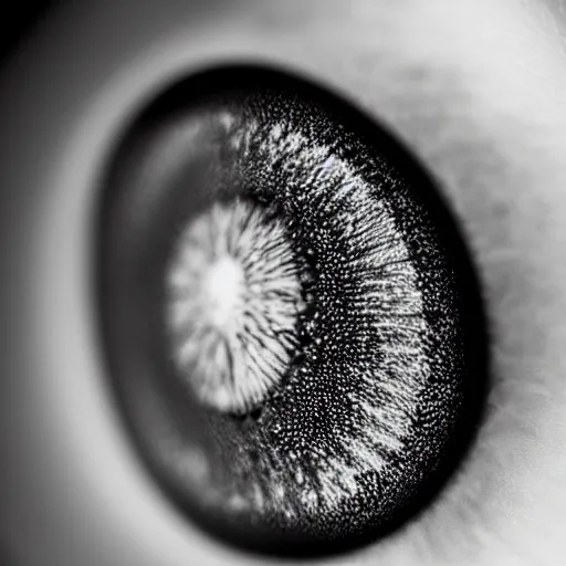 Image similar to microscopic photograph of an eye