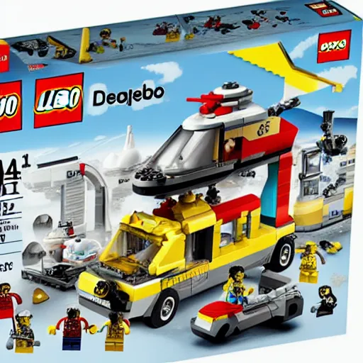 Prompt: astro world 2 0 2 1 disaster lego set