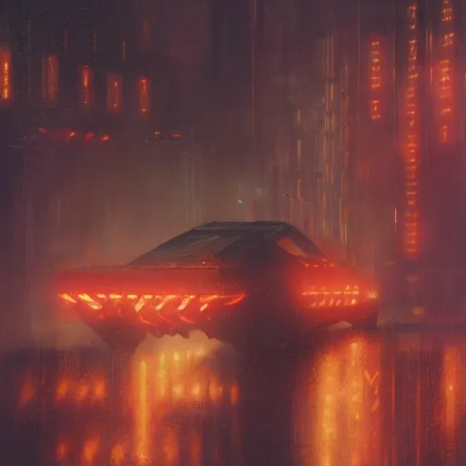 Prompt: by WLOP, in blade runner 2047