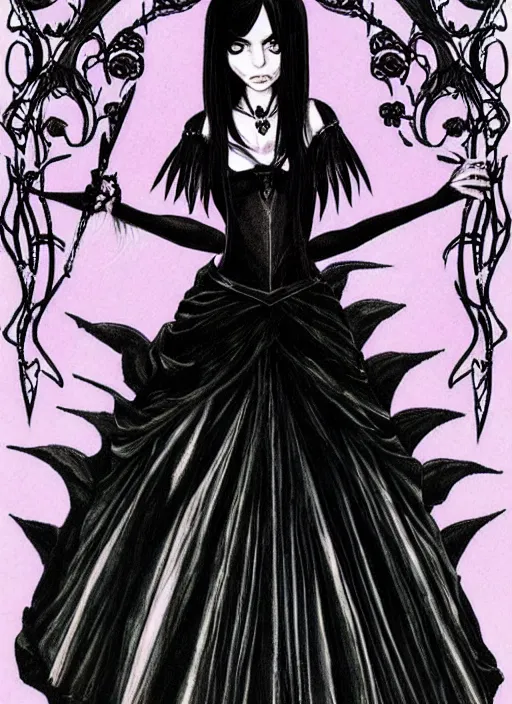 Image similar to ( ( gothic # ) ) princess portrait *. *. by battle angel alita * *, highly detailded