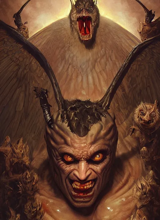 Prompt: digital _ painting _ of _ beelzebub _ by _ filipe _ pagliuso _ and _ justin _ gerard _ symmetric _ fantasy _ highly _ detailed _ realistic _ intricate _ port