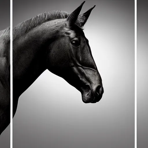 Image similar to a photo of joe rogan as a horse, hyper realistic, ultra detailed, studio lighting, 5 0 mm lens