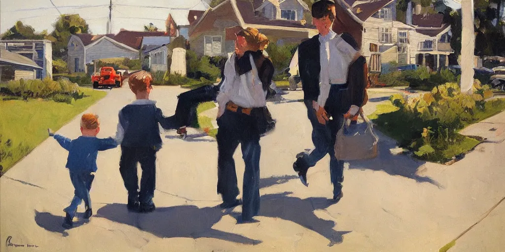 Image similar to us suburbs ben aronson 1950