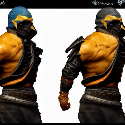 Image similar to Drake as a Mortal Kombat character, digital art, Trending on Art Station, 8k,