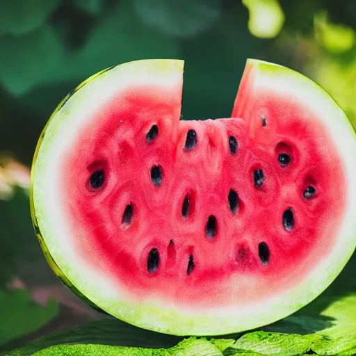 Prompt: a hybrid between a water melon and grapes, photography, award winning, 8 k