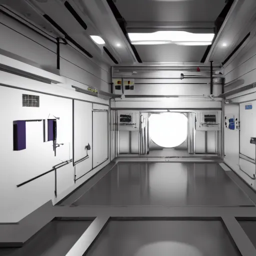 Image similar to photo of the test chamber inside black mesa research facility, photo realistic