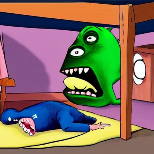 Image similar to monster under your bed