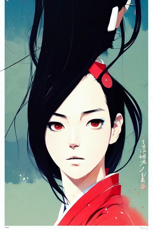 Image similar to a ultradetailed beautiful panting of a stylish woman wearing a japanese school uniform, she has black hair, by conrad roset, greg rutkowski and makoto shinkai, trending on artstation