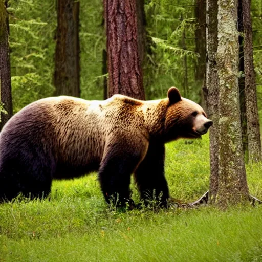 Image similar to bear in a forest