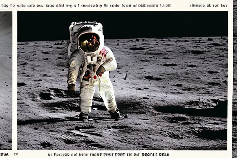 Prompt: a postcard sent by somebody holidaying on the moon