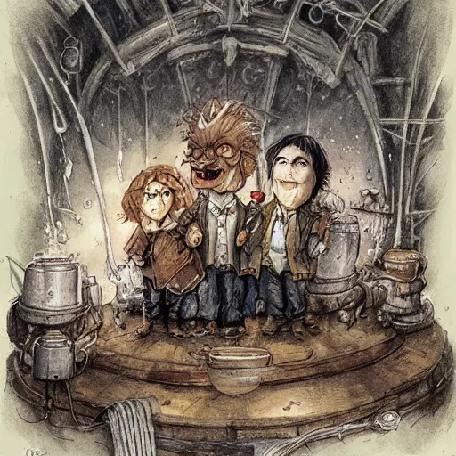 Prompt: hogwart lab, harry potter, by jean - baptiste monge