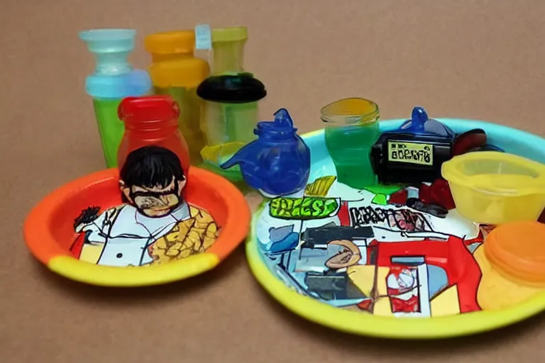 Image similar to breaking bad meal toys