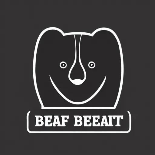 Prompt: bear, logo