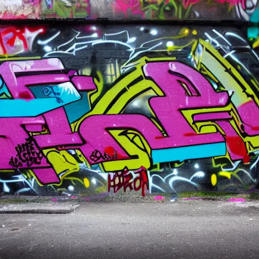 Image similar to graffiti, acid house, back alleys