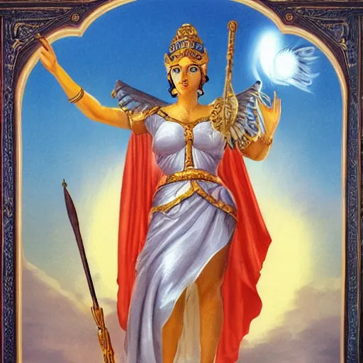 Image similar to the goddess athena