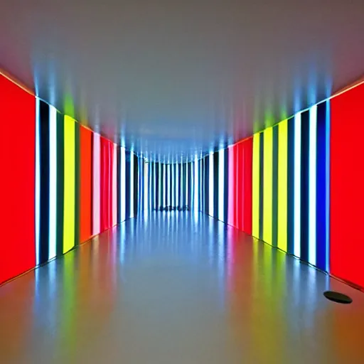 Image similar to masterwork by Carlos Cruz-Diez