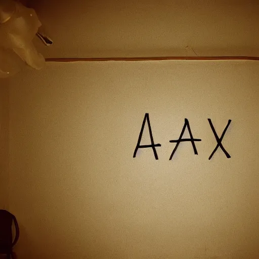 Image similar to a giant heard with the name alexx written on it, aesthetic, grainy, well lit, 8 k, alexx,