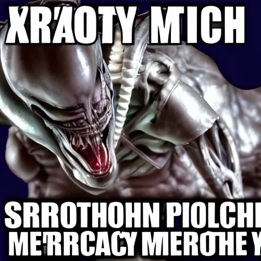 Image similar to xenomorph mating process in the style of grey's anatomy medical textbook