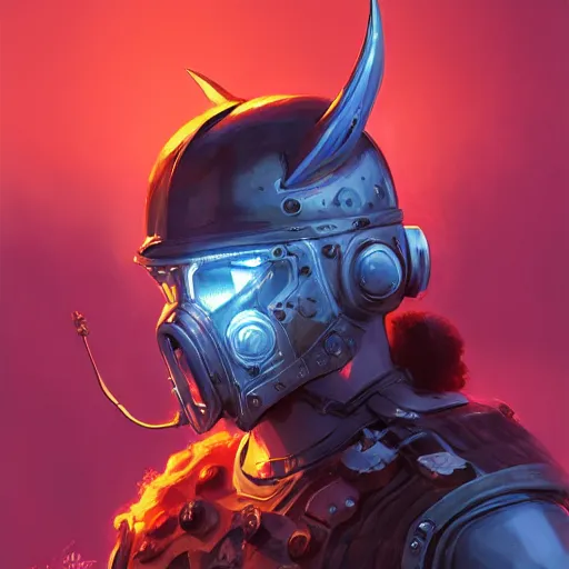 Image similar to cyberpunk viking helmet mask warrior goddess robot ninja fantasy, art gta 5 cover, official fanart behance hd artstation by jesper ejsing, by rhads, makoto shinkai and lois van baarle, ilya kuvshinov, ossdraws