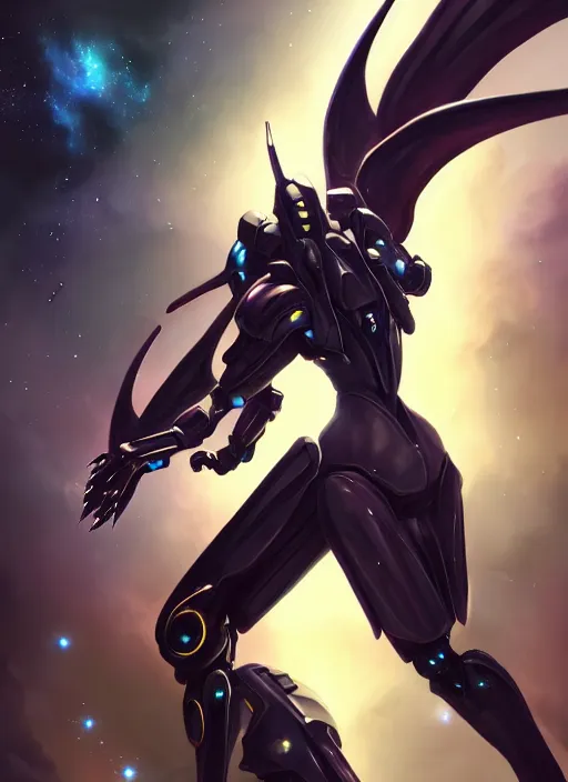 Image similar to cinematic goddess shot, cosmic sized perfectly proportioned stunning beautiful hot anthropomorphic robot mecha female dragon, nebula background, larger than galaxies, galaxy being held by sharp claws, sleek silver armor, epic proportions, epic size, epic scale, ultra detailed digital art, furry art, macro art, dragon art, giantess art, warframe fanart, furaffinity, deviantart