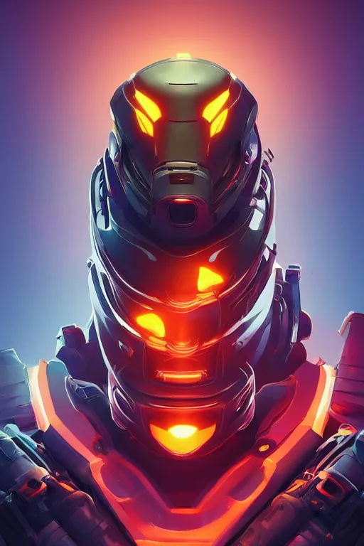 Image similar to epic mask helmet robot ninja portrait stylized as fornite style game design fanart by concept artist gervasio canda, behance hd by jesper ejsing, by rhads, makoto shinkai and lois van baarle, ilya kuvshinov, rossdraws global illumination radiating a glowing aura global illumination ray tracing hdr render in unreal engine 5