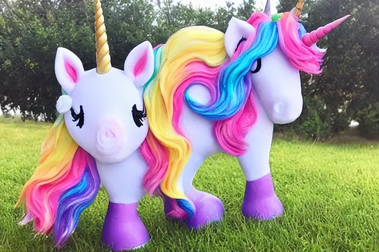 Prompt: the custest unicorn of the world