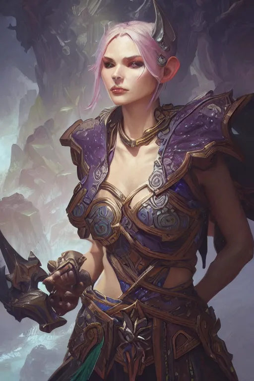 Image similar to photography of elfin warrior, deep focus, d & d, fantasy, intricate, elegant, highly detailed, digital painting, artstation, concept art, matte, sharp focus, illustration, hearthstone, art by artgerm and greg rutkowski and alphonse mucha