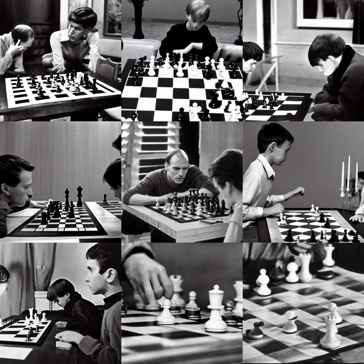 the game of chess, but it's a live action adaptation, Stable Diffusion