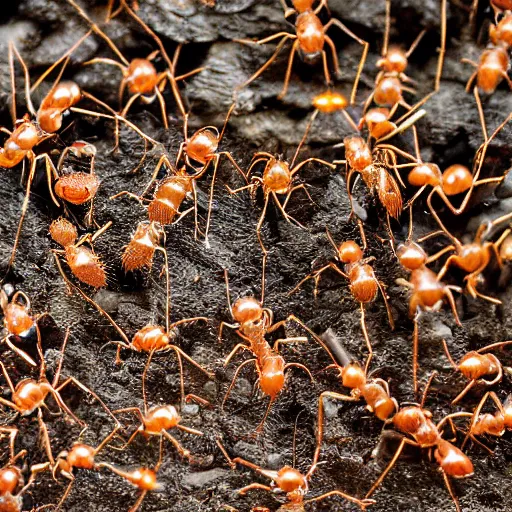 Prompt: ants having a party underground-n 6