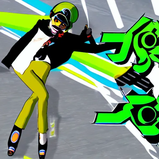 Image similar to jet set radio