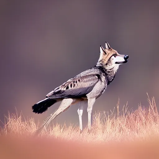 Image similar to bird - wolf, nature photography