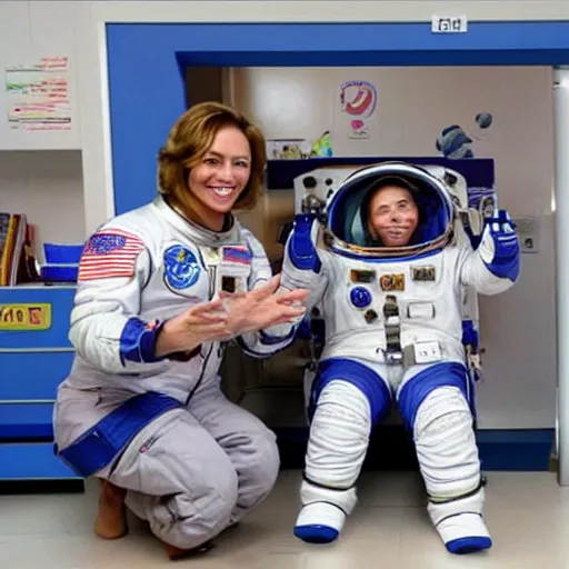 Image similar to astronaut mommies