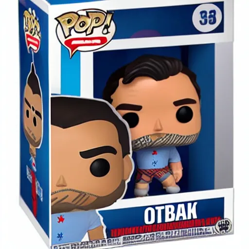 Prompt: Viktor Orban Funko POP with box,