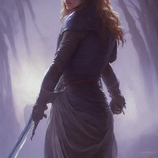 Prompt: Emmanuelle Seigner, D&D, fantasy, intricate, cinematic lighting, highly detailed, beautiful, digital painting, artstation, masterpiece, concept art, smooth, sharp focus, illustration, art by Artgerm Greg Rutkowski and william-Adolphe Bouguereau